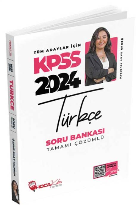 2024 KPSS Türkçe Soru Bankası Çözümlü Hoca Kafası Yayınları