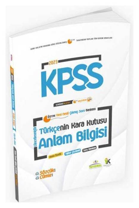 2023 KPSS Türkçenin Kara Kutusu Anlam Bilgisi Çıkmış Sorular Soru Bankası İnformal Yayınları
