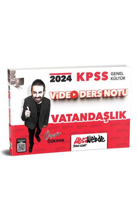 2024 KPSS Genel Kültür Vatandaşlık Video Ders Notu HocaWebde Yayınları