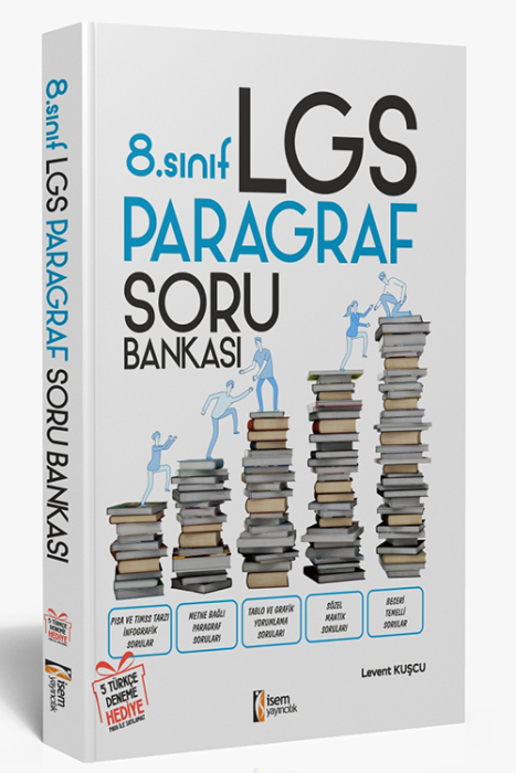 2023 LGS 8. Sınıf Paragraf Soru Bankası +5 Deneme Hediyeli İsem Yayıncılık