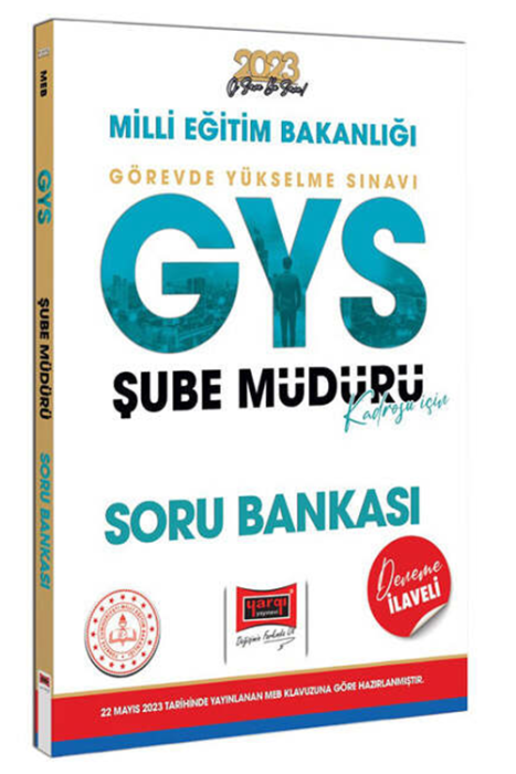 2023 MEB GYS Şube Müdürlüğü Kadrosu İçin Deneme İlaveli Soru Bankası Yargı Yayınları