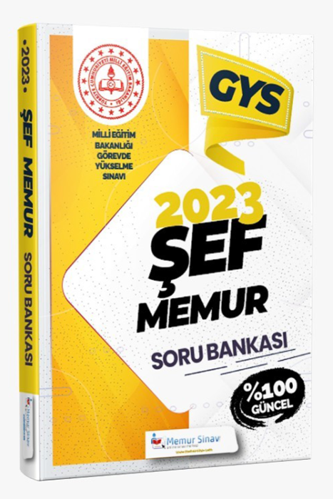 2023 MEB Şef ve Memur Soru Bankası Memur Sınav Yayınları