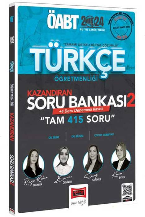 2024 ÖABT Türkçe Öğretmenliği Kazandıran Soru Bankası 2 Yargı Yayınları
