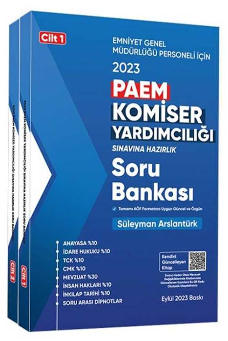 2023 PAEM Komiser Yardımcılığı Sınavına Hazırlık Soru Bankası Seti 2 Cilt Hangi KPSS Yayınları