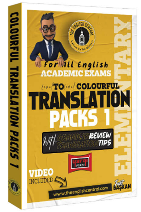 2023 Tüm İngilizce Akademik Sınavlar İçin Çeviri Fasikülleri Gramer Özeti Çeviri İpuçları Translation Packs 1 (Elemantary) Yargı Yayınları