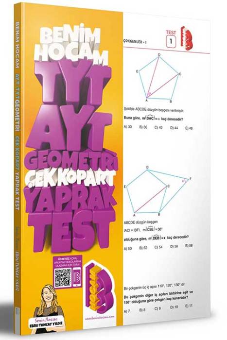 2023 TYT - AYT Geometri Çek Kopar Yaprak Test Benim Hocam Yayınları