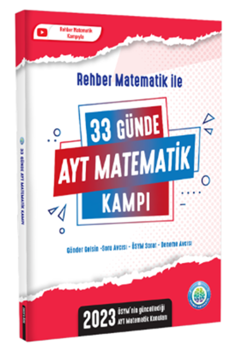 2023 YKS AYT 33 Günde Matematik Kampı Rehber Matematik Yayınları