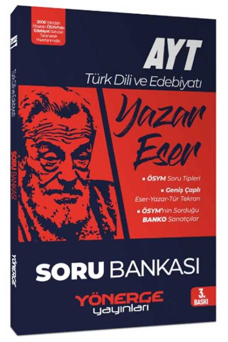 2024 AYT Türk Dili ve Edebiyatı Yazar Eser Soru Bankası Yönerge Yayınları