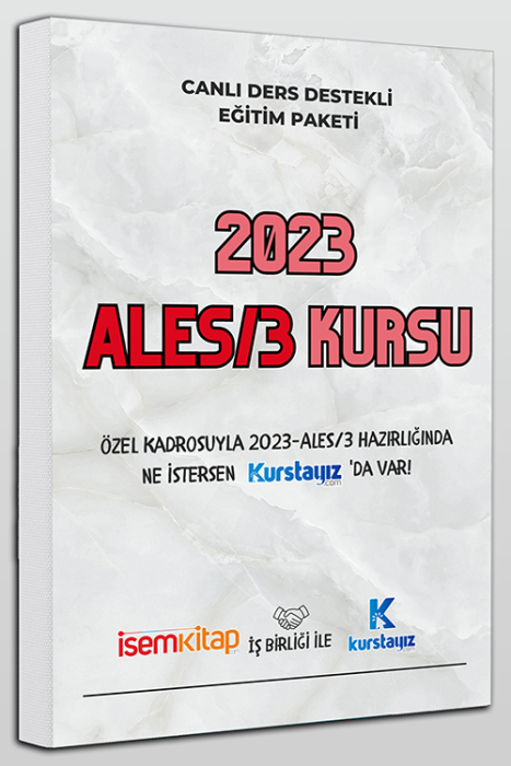 2023/Ales 3 Kursu Kurstayız.com
