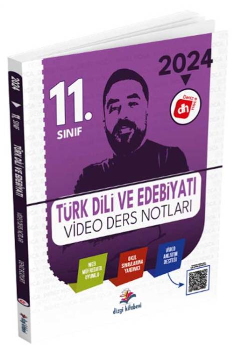 2024 11. Sınıf Türk Dili ve Edebiyatı Video Ders Notları Dizgi Kitap Yayınları