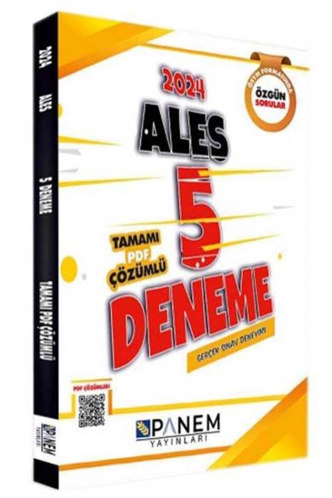 2024 ALES 5 Deneme PDF Çözümlü Panem Yayınları