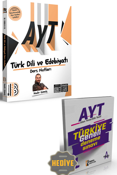 2024 AYT Türk Dili ve Edebiyatı Ders Notları HEDİYELİ Benim Hocam Yayınları TY