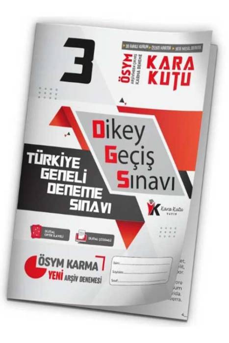 2024 DGS ÖSYM Arşivi Karma Kara Kutu Çıkmış Soru Türkiye Geneli Çözümlü Deneme 10/3.Kitapçık İnformal Yayınları