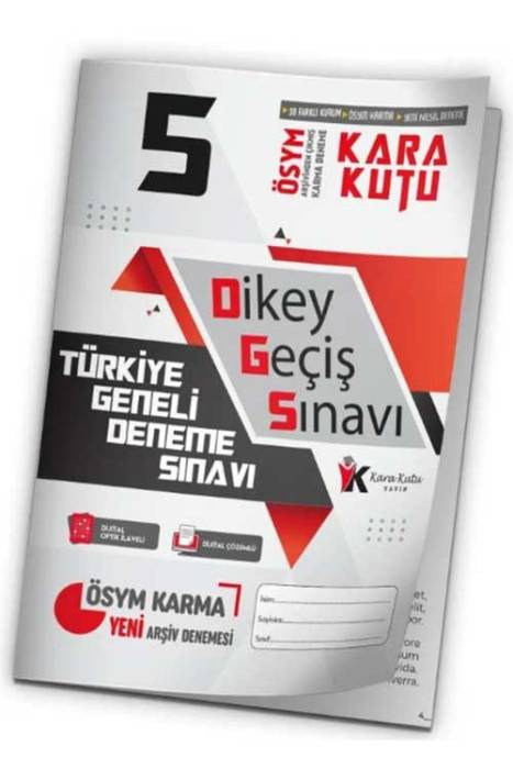 2024 DGS ÖSYM Arşivi Karma Kara Kutu Çıkmış Soru Türkiye Geneli Çözümlü Deneme 10/5.Kitapçık İnformal Yayınları