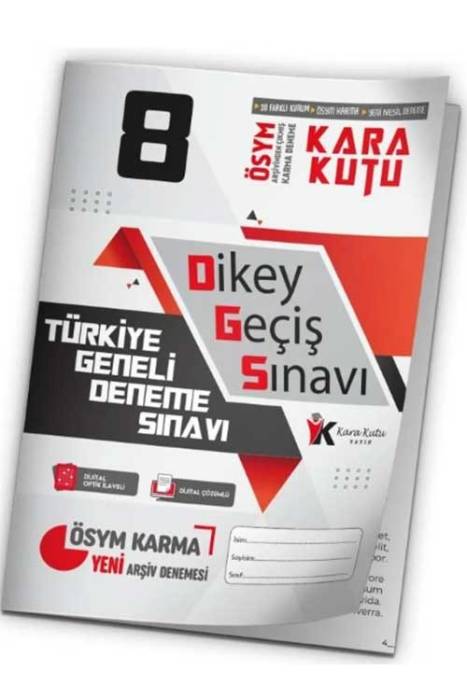 2024 DGS ÖSYM Arşivi Karma Kara Kutu Çıkmış Soru Türkiye Geneli Çözümlü Deneme 10/8.Kitapçık İnformal Yayınları