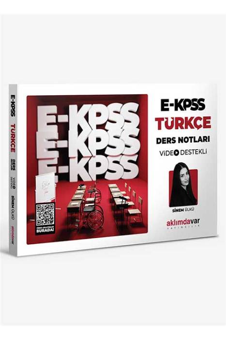 2024 EKPSS Türkçe Video Ders Notları Aklımdavar Yayıncılık