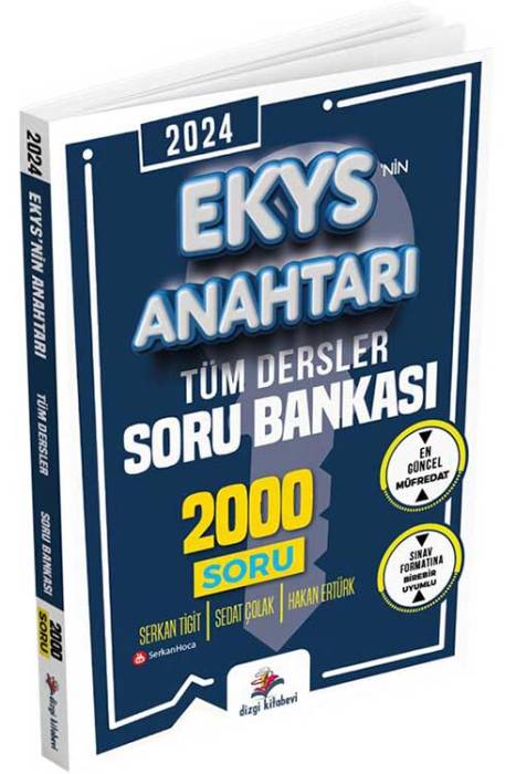 2024 EKYS nin Anahtarı Tüm Dersler Soru Bankası 2000 Soru Dizgi Kitap Yayınları