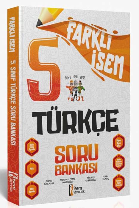 2024 Farklı İsem 5. Sınıf Türkçe Soru Bankası İsem Yayıncılık