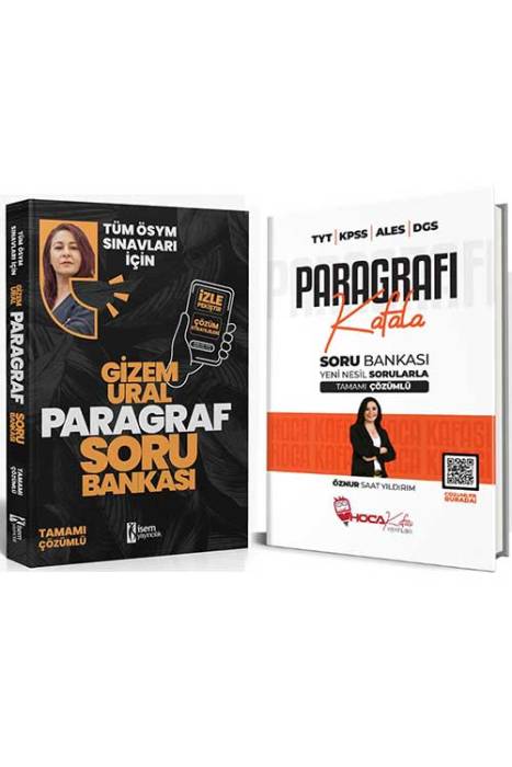 2024 Gizem Ural - Kafala Serisi Paragraf Soru Bankası Seti İsem ve Hoca Kafası Yayınları