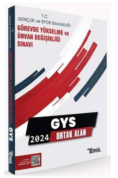 2024 GYS Gençlik ve Spor Bakanlığı Ortak Alan Konu Anlatımı Görevde Yükselme Temsil Yayınları