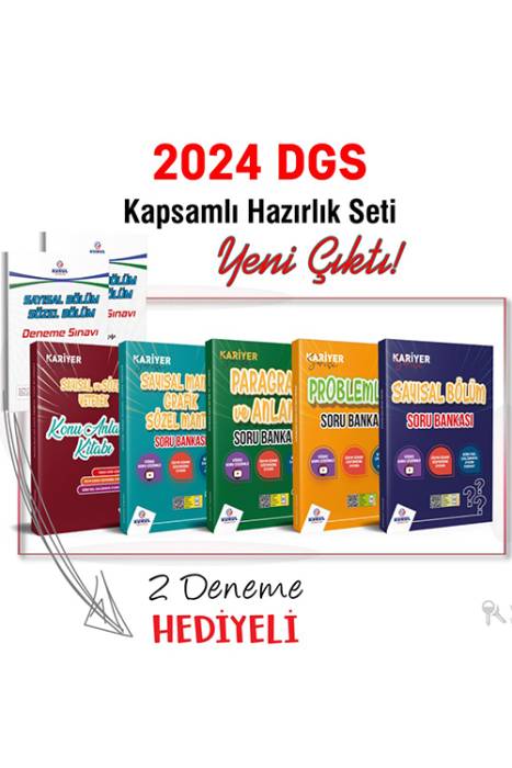 2024 Kariyer Serisi DGS Video Çözümlü Kapsamlı Hazırlık Seti Kurul Yayıncılık