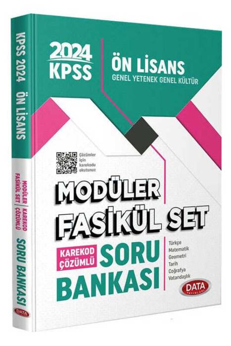 2024 KPSS GK-GY Ön Lisans Modüler Soru Bankası Fasikül Set Data Yayınları
