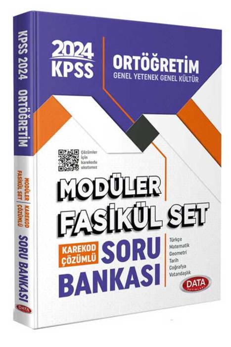2024 KPSS GK-GY Ortaöğretim Modüler Soru Bankası Fasikül Set Data Yayınları