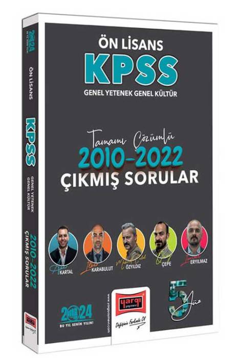 2024 KPSS GY-GK Ön Lisans Tamamı Çözümlü 2010-2022 Çıkmış Sorular Yargı Yayınları