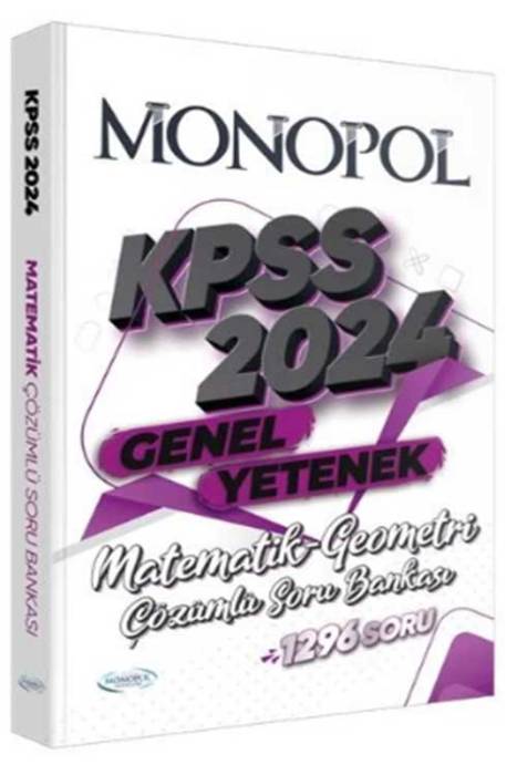 2024 KPSS Matematik Geometri Soru Bankası Çözümlü Monopol Yayınları