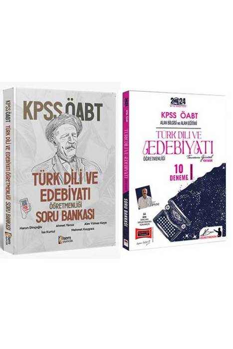 2024 KPSS ÖABT Türk Dili Edebiyatı Soru Bankası - Deneme Seti Yargı Yayınları ve İsem Yayıncılık