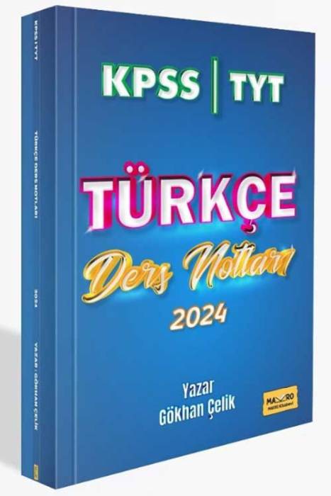 2024 KPSS Türkçe Ders Notları Makro Yayıncılık