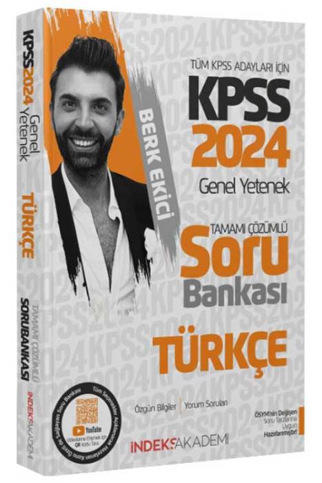 2024 KPSS Türkçe Soru Bankası Çözümlü İndeks Akademi Yayıncılık