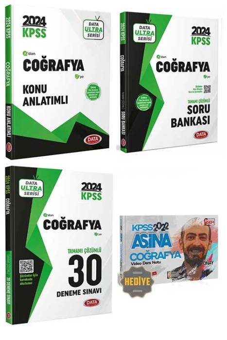 2024 KPSS Ultra Serisi Coğrafya Konu - Soru ve Deneme Seti Data Yayınları