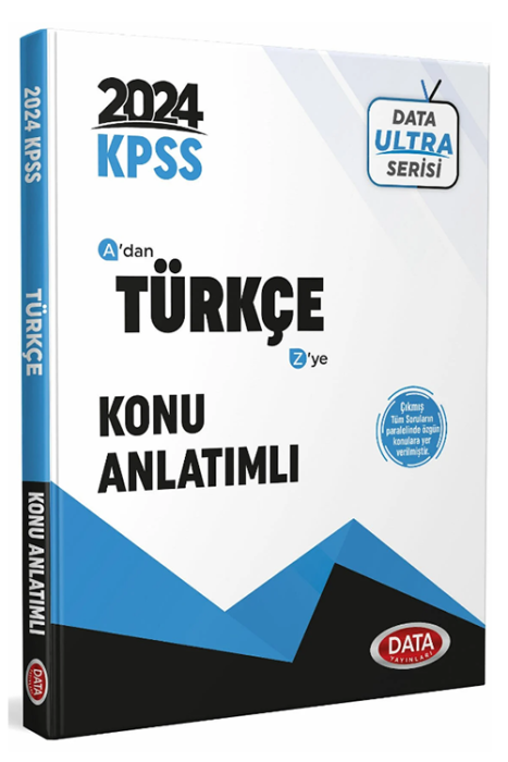 2024 KPSS Ultra Serisi Türkçe Konu Anlatımlı Data Yayınları