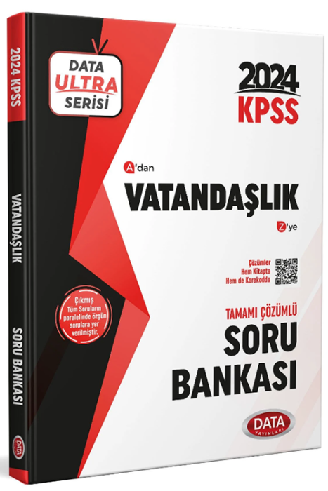 2024 KPSS Ultra Serisi Vatandaşlık Soru Bankası Data Yayınları