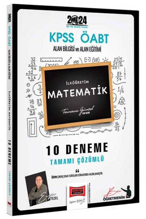 2024 ÖABT İlköğretim Matematik Öğretmenliği 10 Deneme Yargı Yayınları