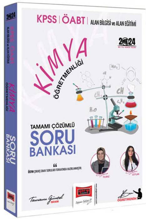 2024 ÖABT Kimya Tamamı Çözümlü Soru Bankası Yargı Yayınları