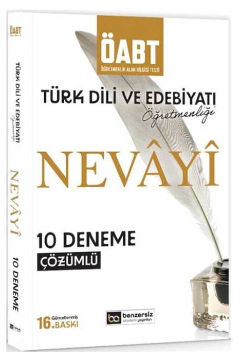 2024 ÖABT Nevayi Türk Dili ve Edebiyatı Öğretmenliği 10 Fasikül Deneme Benzersiz Akademi Yayınları