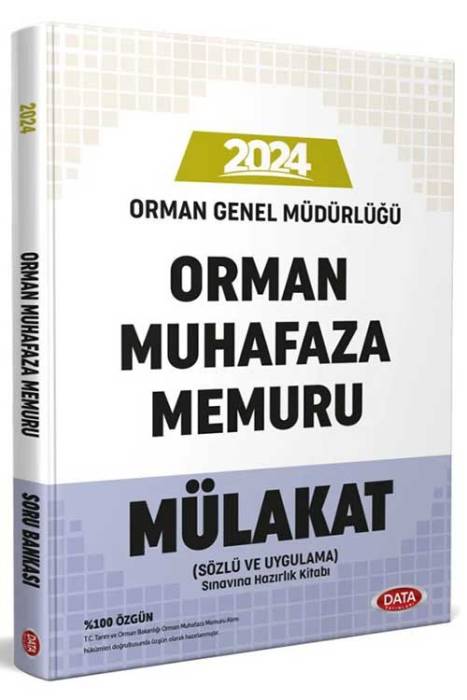2024 Tarım ve Orman Bakanlığı Orman Muhafaza Memuru Mülakat Data Yayınları