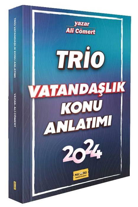 2024 Trio Vatandaşlık Konu Anlatımı Makro Yayıncılık