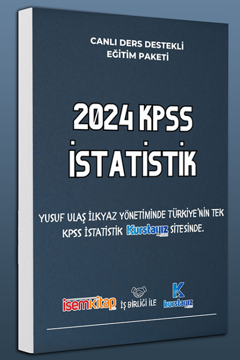 2024 Türkiye'nin Tek KPSS İstatistik Kursu Kurstayız.com