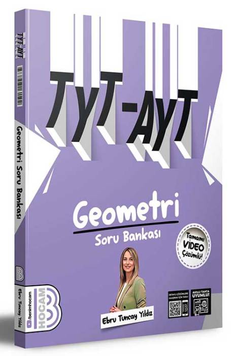 2024 TYT-AYT Geometri Tamamı Çözümlü Soru Bankası Benim Hocam Yayınları
