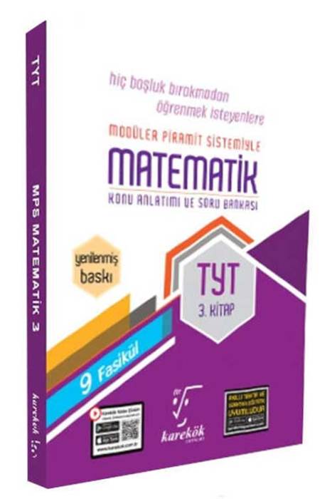 2024 TYT Matematik Konu Anlatımı ve Soru Bankası 3. Kitap Karekök Yayınları