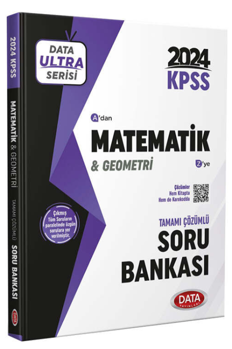 2024 Ultra Serisi KPSS Matematik & Geometri Soru Bankası Data Yayınları