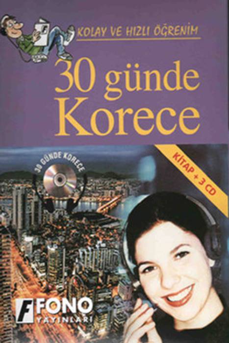 30 Günde Korece Kitap 3 CD Fono Yayınları