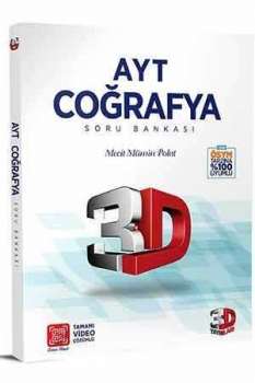 3D AYT Coğrafya Soru Bankası 3D Yayınları - Thumbnail