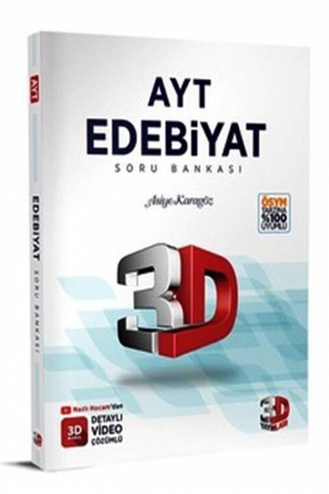 3D AYT Edebiyat Soru Bankası 3D Yayınları