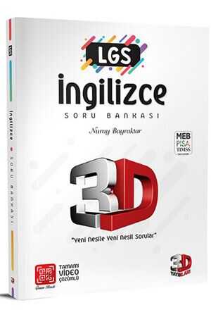 3D LGS İngilizce Soru Bankası Tamamı Video Çözümlü 3D Yayınları