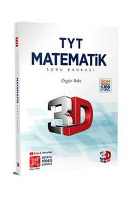 3D TYT Matematik Tamamı Video Çözümlü Soru Bankası 3D Yayınları