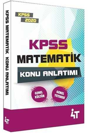 4T KPSS Matematik Konu Anlatımı 4T Yayınları